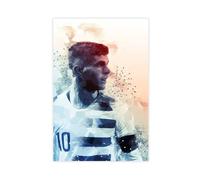Mnyuein Christian Pulisic Poster Football Art Canvas Poster Wall Art Decor Print Picture Paintings for Living Room Bedroom Decoration Unframe:24x36inch(60x90cm)