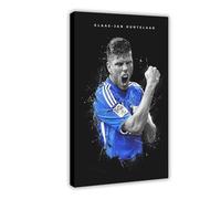 Mnyuein Klaas Jan Huntelaar 0 Poster Football Canvas Poster Wall Art Decor Print Picture Paintings for Living Room Bedroom Decoration Frame:16x24inch(40x60cm)