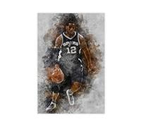 Mnyuein LaMarcus Aldridge 2 Poster Basketball Canvas Poster Wall Art Decor Print Picture Paintings for Living Room Bedroom Decoration Unframe:20x30inch(50x75cm)