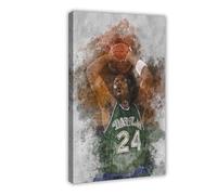 Mnyuein Mark Aguirre 9 Poster Basketball Canvas Poster Wall Art Decor Print Picture Paintings for Living Room Bedroom Decoration Frame:16x24inch(40x60cm)
