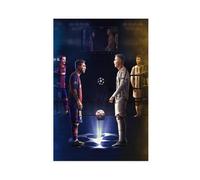Mnyuein Messi Cristiano Ronaldo 5 Poster Football Canvas Poster Bedroom Decor Landscape Office Room Decor Gift Unframe:16x24inch(40x60cm)