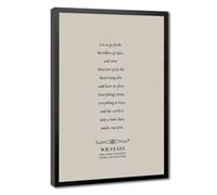 Mnyuein W.B Yeats The Celtic Twilight, A Teller of Tales Canvas Poster | 20"L x 30"W, Black Frame-style, Multiple sizes, Multiple frame styles, Wall Art Print, for Home Decor