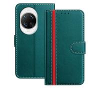 Mo-Beauty Compatible with Huawei Nova 14 Ultra Case, Leather Flip Wallet Cover with Magnetic Closure [Kickstand] [Magnetic] [Card Slots] Case for Huawei Nova 14 Ultra (Green)