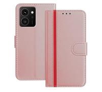 Mo-Beauty Compatible with Nokia HMD Skyline 5G Case, Leather Flip Wallet Cover with Magnetic Closure [Kickstand] [Magnetic] [Card Slots] Case for Nokia HMD Skyline 5G (Pink)