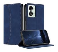 Mo-Beauty Compatible with OnePlus Nord 2T 5G Case, PU Leather Flip Wallet Phone Stand Case Cover with 2 Slot Card Holder and Magnetic Closure for OnePlus Nord 2T 5G Shockproof Phone Case (Blue)