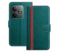 Mo-Beauty Compatible with OPPO Realme GT6/GT 6T/GT Neo 6/GT Neo 6SE Case, Leather Flip Wallet Cover with Magnetic Closure [Kickstand] [Magnetic] [Card Slots] Case for Realme GT6 (Green)