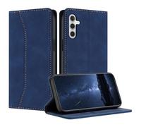 Mo-Beauty Compatible with Samsung Galaxy A54 5G Case, PU Leather Flip Wallet Phone Stand Case Cover with 2 Slot Card Holder and Magnetic Closure for Samsung Galaxy A54 5G Shockproof Phone Case (Blue)