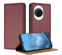 Mo-Beauty for Huawei Nova 14 Pro Case, Leather Flip Wallet Cover Compatible with Huawei Nova 14 Pro with [Card Slots] [Kickstand] [Magnetic] (Burgundy)