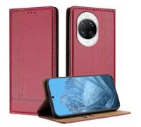 Mo-Beauty for Huawei Nova 14 Ultra Case, Leather Flip Wallet Cover Compatible with Huawei Nova 14 Ultra with [Card Slots] [Kickstand] [Magnetic] (Red)