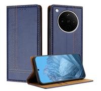 Mo-Beauty for Oppo Find X8 Plus Case, Leather Flip Wallet Cover Compatible with Oppo Find X8 Plus with [Card Slots] [Kickstand] [Magnetic] (Blue)