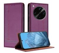 Mo-Beauty for Oppo Find X8 Ultra Case, Leather Flip Wallet Cover Compatible with Oppo Find X8 Ultra with [Card Slots] [Kickstand] [Magnetic] (Purple)