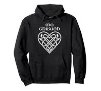 Mo Ghraidh My Love Celtic Knot Heart Scots Gaelic Gàidhlig Pullover Hoodie