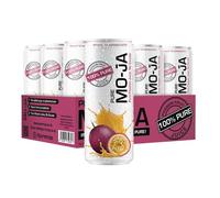 MO-JA Pure Passion Fruit Juice, 100% Pure No added sugar, no preservatives and never from concentrate.12 Cans, 320ml each