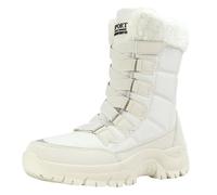 Mo Joc Women's Platform Winter Boots | Water-Resistant Wide Fit Snow Boots with Plush Lining | Non-Slip TPR Sole for Icy Commute & Casual Wear