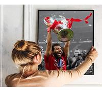 Mo Salah Champions League Liverpool Wall Photo Poster Bedroom Living Room Any Room ! - Huge 30" by 24" #AUG130