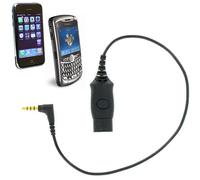 MO300 Cable for IPhone & Blackberry MO300 able connects your iPhone and Blackberry to your Plantronics professional headset