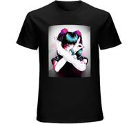 Moa Metal Babymetal T-Shirt Hip Hop Tee Shirt Street Style Tshirt Cotton Men Top Short Sleeve Fashion Casual Homme Black