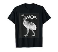 Moa - New Zealand Extinct Bird Paleontology Animal History T-Shirt