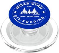 Moab Utah 4x4 Off Road Retro Adventures PopSockets PopGrip for MagSafe