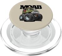 Moab Utah 4x4 Offroad Overlanding RV Truck Cartoon Design PopSockets PopGrip for MagSafe
