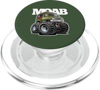 Moab Utah 4x4 Offroad Overlanding RV Truck Cartoon Design PopSockets PopGrip for MagSafe