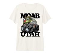 Moab Utah 4x4 Offroad Overlanding RV Truck Cartoon Design Premium T-Shirt