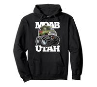 Moab Utah 4x4 Offroad Overlanding RV Truck Cartoon Design Pullover Hoodie