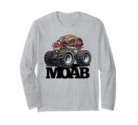 Moab Utah 4x4 Offroad Quad ATV UTV Cartoon Design Long Sleeve T-Shirt