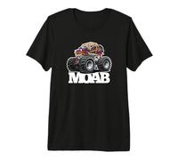 Moab Utah 4x4 Offroad Quad ATV UTV Cartoon Design Premium T-Shirt