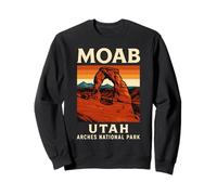 Moab Utah Arches National Park Retro Desert USA Travel Trip Sweatshirt