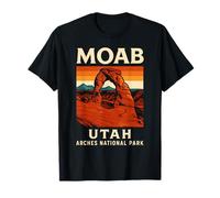 Moab Utah Arches National Park Retro Desert USA Travel Trip T-Shirt