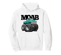Moab Utah Classic Vintage Offroad 4x4 Pick-up Truck Design Pullover Hoodie