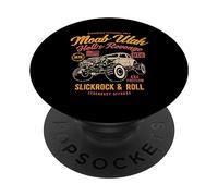Moab Utah Hells Revenge 4x4 Vintage Distressed Style Design PopSockets Adhesive PopGrip