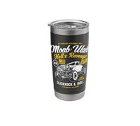 Moab Utah Hells Revenge 4x4 Vintage Distressed Style Design Stainless Steel Insulated Tumbler