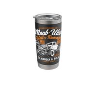 Moab Utah Hells Revenge 4x4 Vintage Distressed Style Design Stainless Steel Insulated Tumbler