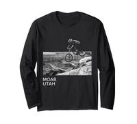 Moab Utah Mountain Bike MTB Biking Biker Long Sleeve T-Shirt