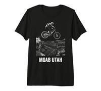 Moab Utah Mountain Bike MTB Biking Biker Premium T-Shirt