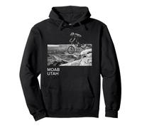 Moab Utah Mountain Bike MTB Biking Biker Pullover Hoodie