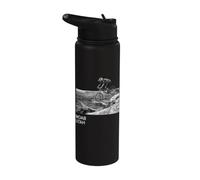 Moab Utah Mountain Bike MTB Biking Biker Stainless Steel Insulated Water Bottle