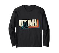 Moab Utah Mountain Biking MTB Vintage Pride Long Sleeve T-Shirt