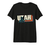 Moab Utah Mountain Biking MTB Vintage Pride Premium T-Shirt