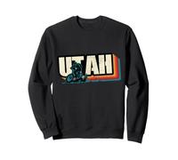Moab Utah Mountain Biking MTB Vintage Pride Sweatshirt