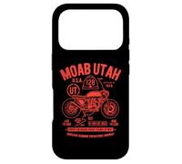 Moab Utah Route U-128 Colorado River Retro Motorcycle Design Case for iPhone 17 Pro