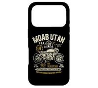 Moab Utah Route U-128 Colorado River Retro Motorcycle Design Case for iPhone 17 Pro
