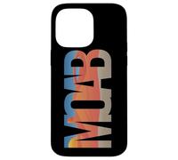 Moab Utah Scenic Landscape Typography Southwestern USA Art Case for iPhone 14 Pro Max