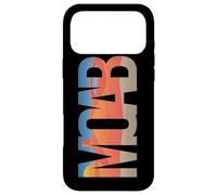 Moab Utah Scenic Landscape Typography Southwestern USA Art Case for iPhone 17 Pro Max