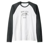 Moab Utah USA Off-Road Rock Crawler 4x4 Design Raglan Baseball Tee