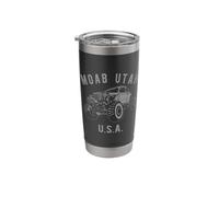 Moab Utah USA Off-Road Rock Crawler 4x4 Design Stainless Steel Insulated Tumbler