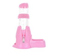 MOACC Hamster Water Bottle, No Drip Automatic Feeder Water and Food Dispenser, Small Animal Drinking Bottle Ideal for Guinea Pig, Rat, Rabbit, Dwarf, Gerbil, Chinchilla(125ML, Pink)
