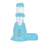 MOACC Hamster Water Bottle, No Drip Automatic Feeder Water and Food Dispenser, Small Animal Drinking Bottle Ideal for Guinea Pig, Rat, Rabbit, Dwarf, Gerbil, Chinchilla(125ML, Blue)